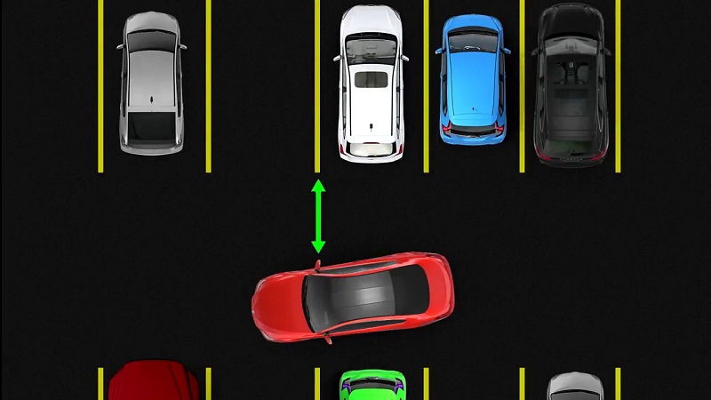 Tài xế cần quan sát vị trí đỗ xe của mình để lựa chọn cách di chuyển sao cho phù hợp